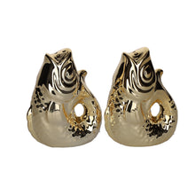 Afbeelding in Gallery-weergave laden, Peper- en zoutstel vis - wit/zand/blauw/geel/goud/zilver