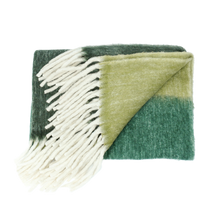 Afbeelding in Gallery-weergave laden, Plaid wol - Zeegroen - Imbarro