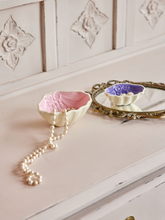 Afbeelding in Gallery-weergave laden, Schaaltjes schelpvorm - set van 2 - keramiek - lila/roze - RICE
