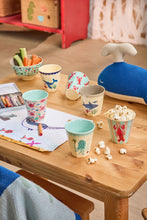 Afbeelding in Gallery-weergave laden, Bekerset zeedieren blauw - 6 stuks - RICE