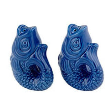 Afbeelding in Gallery-weergave laden, Peper- en zoutstel vis - wit/zand/blauw/geel/goud/zilver