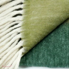 Afbeelding in Gallery-weergave laden, Plaid wol - Zeegroen - Imbarro