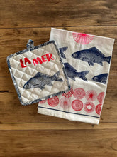Afbeelding in Gallery-weergave laden, Theedoek La Mer Blauw - Overbeck and Friends