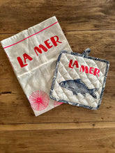 Afbeelding in Gallery-weergave laden, Theedoek La Mer Blauw - Overbeck and Friends