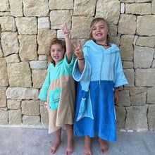 Afbeelding in Gallery-weergave laden, Surfponcho kids - Waterzucht - xxs - Wave Hawaii - xxs