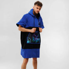 Afbeelding in Gallery-weergave laden, Surfponcho Jellygang - dikke velours - L - Wave Hawaii