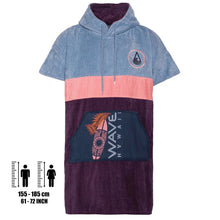 Afbeelding in Gallery-weergave laden, Surfponcho Kiholo - dikke velours - M - Wave Hawaii
