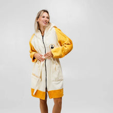 Afbeelding in Gallery-weergave laden, Surfponcho met rits Sannt - dikke velours - M - Wave Hawaii