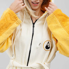 Afbeelding in Gallery-weergave laden, Surfponcho met rits Sannt - dikke velours - M - Wave Hawaii