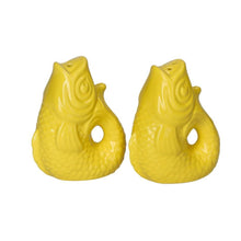 Afbeelding in Gallery-weergave laden, Peper- en zoutstel vis - wit/zand/blauw/geel/goud/zilver