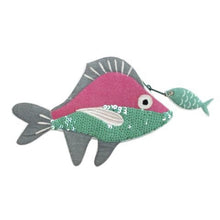 Afbeelding in Gallery-weergave laden, Portemonnee vis met pailetten - Little Arc Under the Sea - House of Disaster