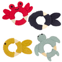 Afbeelding in Gallery-weergave laden, Baby speelring zeedier - set van 4 - Global Affairs