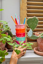 Afbeelding in Gallery-weergave laden, Bekerset melamine 4 kleuren