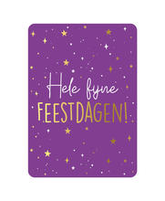 Afbeelding in Gallery-weergave laden, Ansichtkaart kerst - Hele fijne feestdagen
