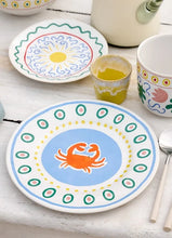 Afbeelding in Gallery-weergave laden, Ontbijtbord -  Summer Bliss Krab - 22 cm
