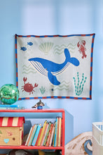 Afbeelding in Gallery-weergave laden, Plaid met zeedieren - Walvis - RICE
