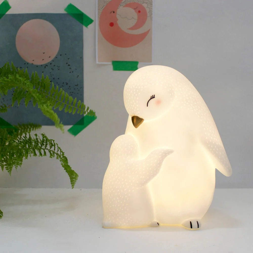 Pinguinlamp aan moeder & baby - House of Disaster