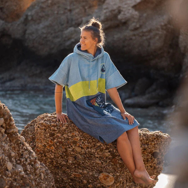 Surfponcho Kapalua  - dikke velours - L - Wave Hawaii