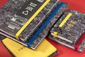 Notitieboek a6 - gerecycled textiel & papier - Ristoffa