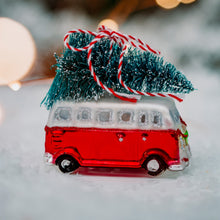 Afbeelding in Gallery-weergave laden, Kerstbal Volkswagenbusje - mini
