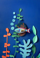 Afbeelding in Gallery-weergave laden, 3D wanddecoratie - set van 3 vissen - Jewel, Marine, Parrot - Studio Roof
