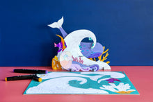 Afbeelding in Gallery-weergave laden, 3D kleurplaat Ocean Story - Studio Roof
