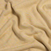 Afbeelding in Gallery-weergave laden, Hamamhanddoek handgeweven- geel met zigzag - Lalay
