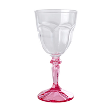 Afbeelding in Gallery-weergave laden, Onbreekbaar wijnglas roze voet - set van 2- Rice
