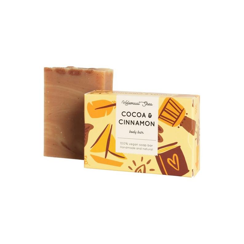 Zeep body cacao & kaneel - Helemaal Shea (vegan)