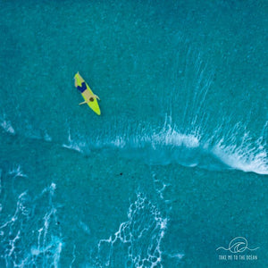 Schilderij Beach Big Wave Surf - Take me to the Ocean